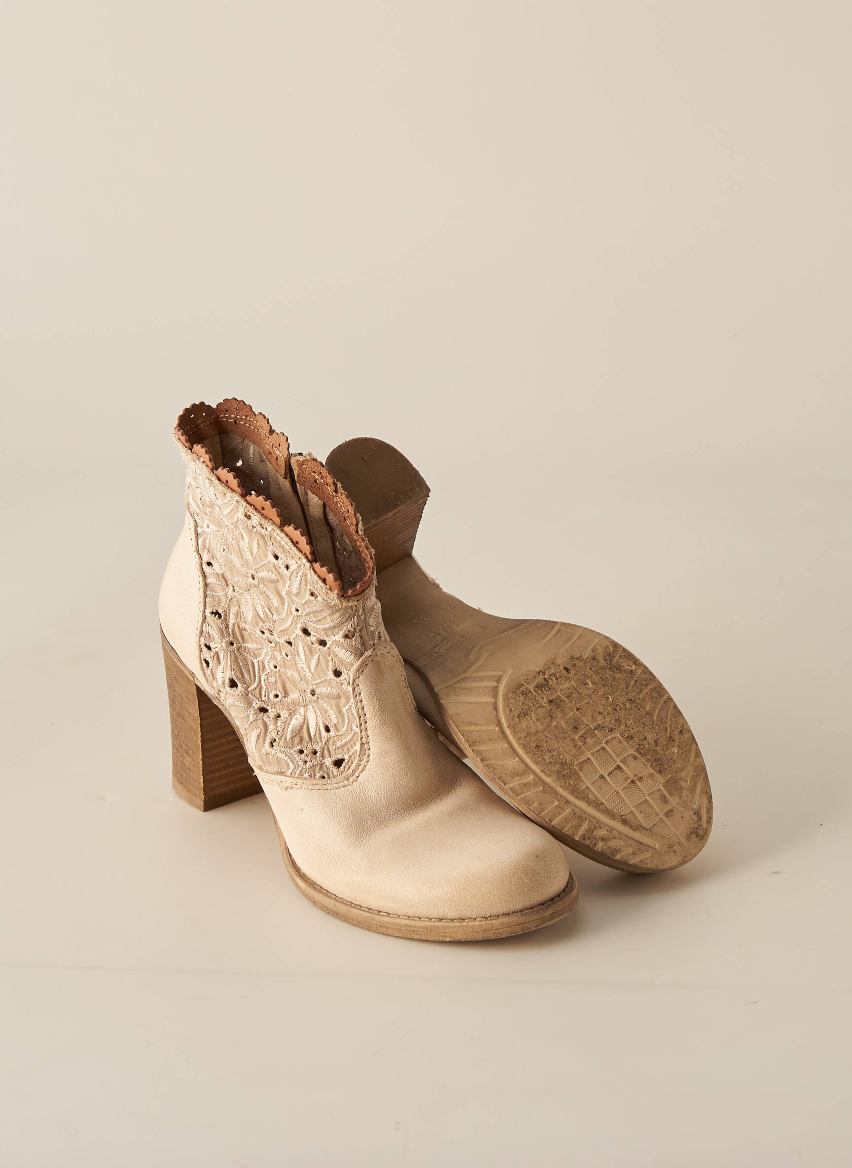 Xlei Bottines Femme couleur beige