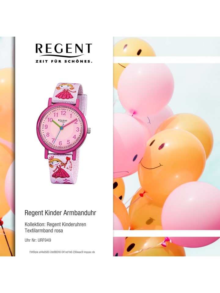 Regent Armbanduhr Regent Kinderuhren rosa klein (ca. 29mm) günstig kaufen onesize