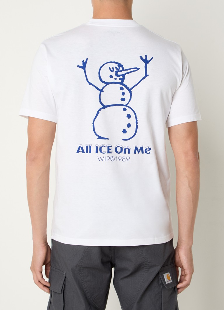 Carhartt WIP Ice T-shirt made of organic cotton with logo and back print