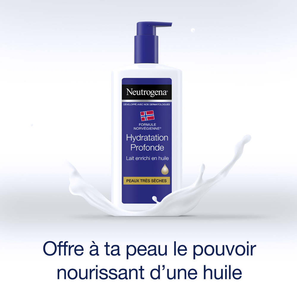 neutrogena Neutrogena Corps Hydratation Profonde Lait enrichi en huile 400 ml Lait enrichi en huile