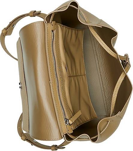 Marc O'Polo Rucksack aus genarbtem Rindleder