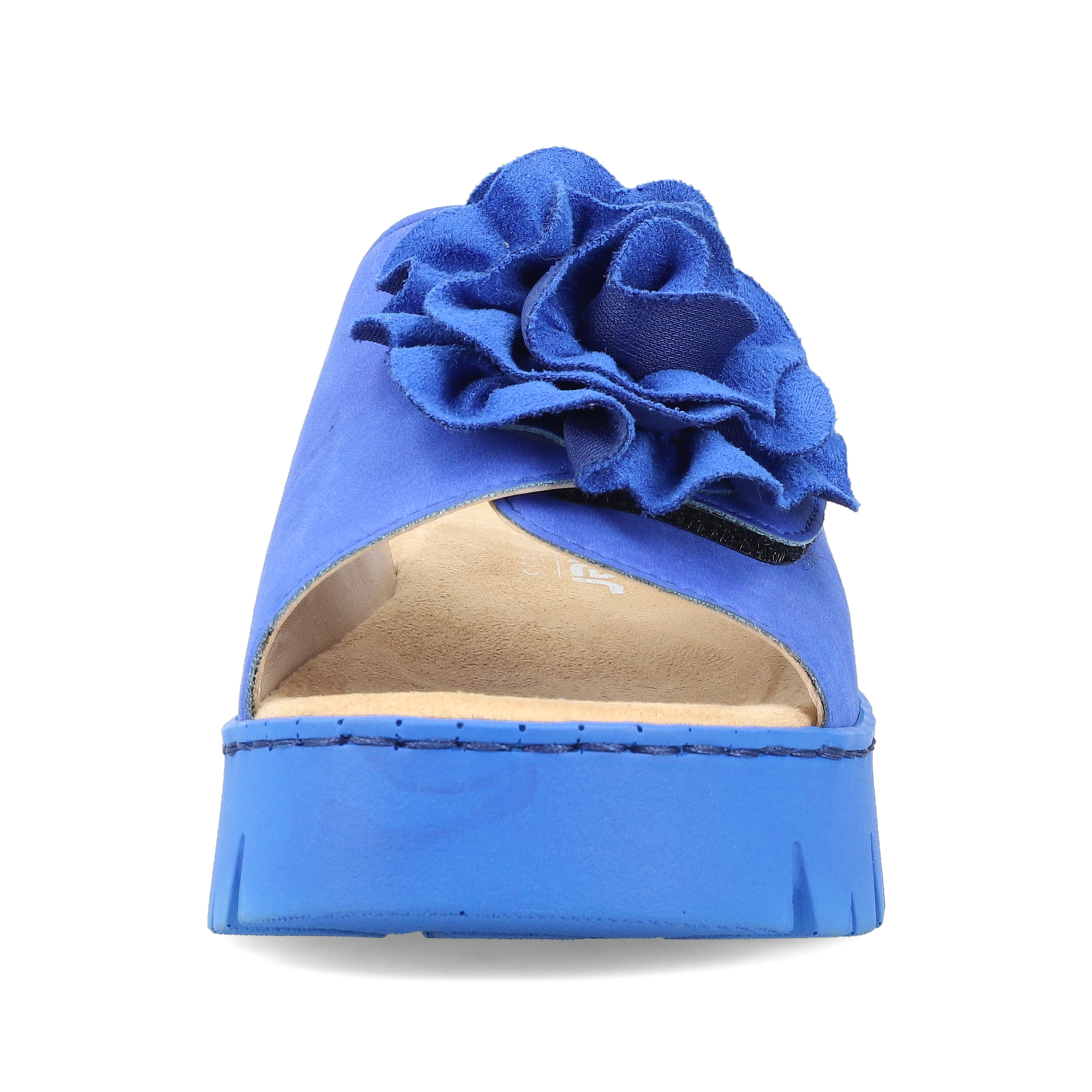 Rieker Damen Pantoletten königsblau