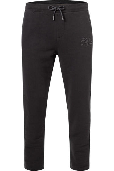 KARL LAGERFELD, Sweatpants, Baumwolle, schwarz