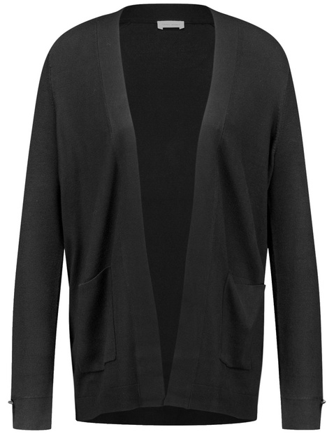 Offener Cardigan aus Feinstrick