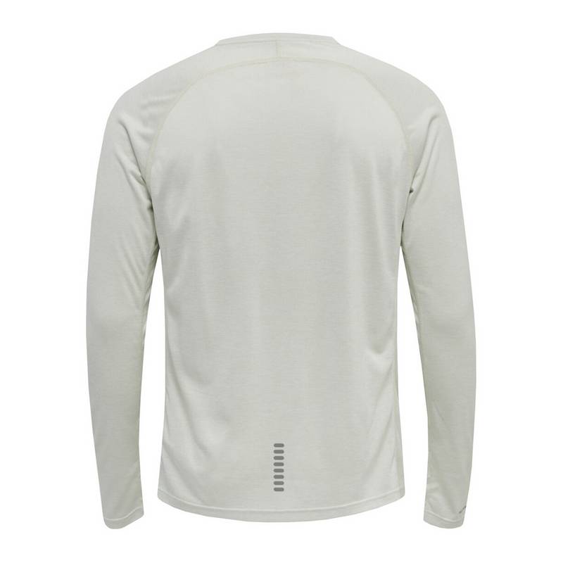 Newline Sweatshirt Running Beige Laufshirt Herren