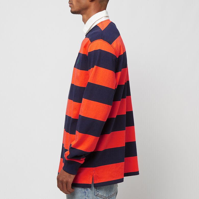 Polo Ralph Lauren Rugby M3-Long Sleeve-Knit cruise navy/spectrum orange