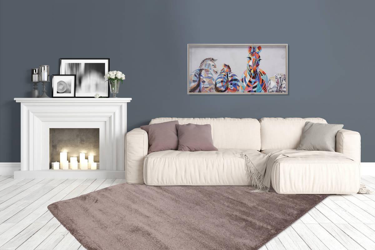 Kayoom Saint Lucia - Castries Hellbraun 200cm x 290cm