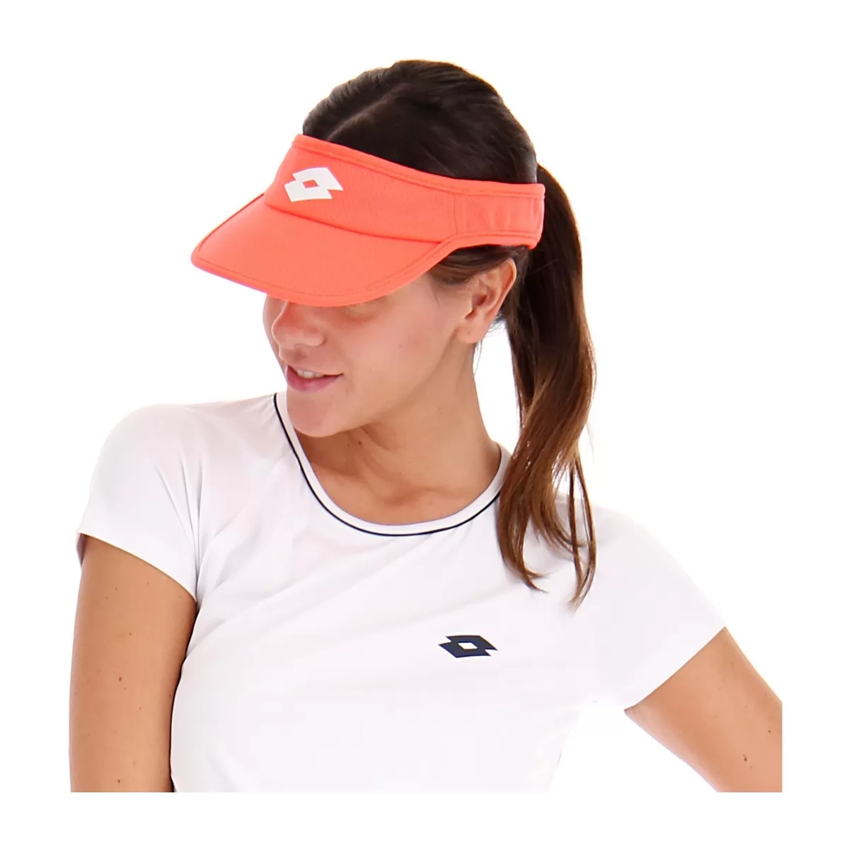 TENNISVISIR MED FIERY CORAL-