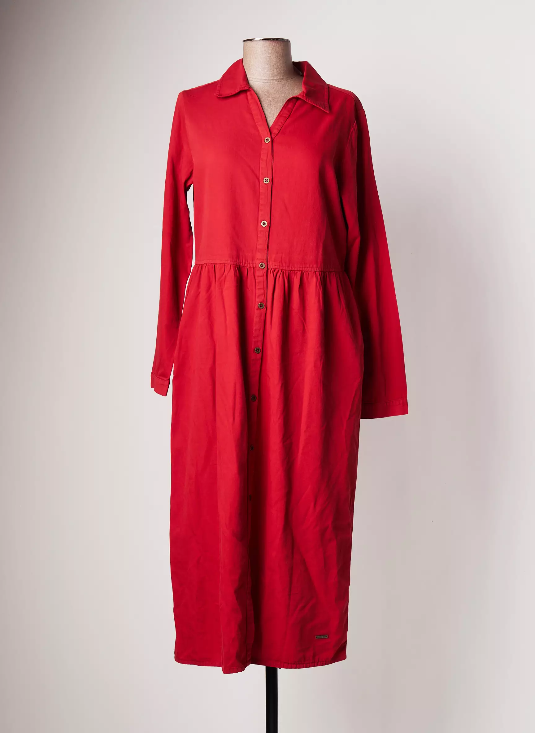 Agathe   Louise Robes Mi Longues Femme couleur orange