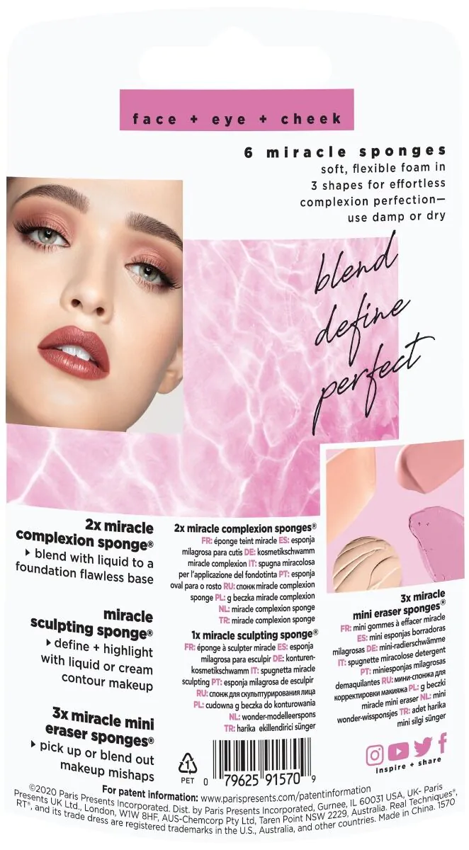 Real Techniques Gąbeczka Miracle Tenle spužva 6 kom