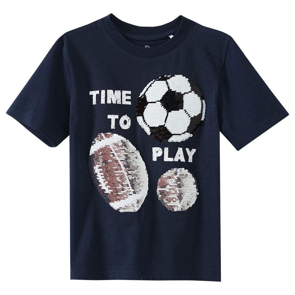 Jungen T-Shirt mit Wendepailletten