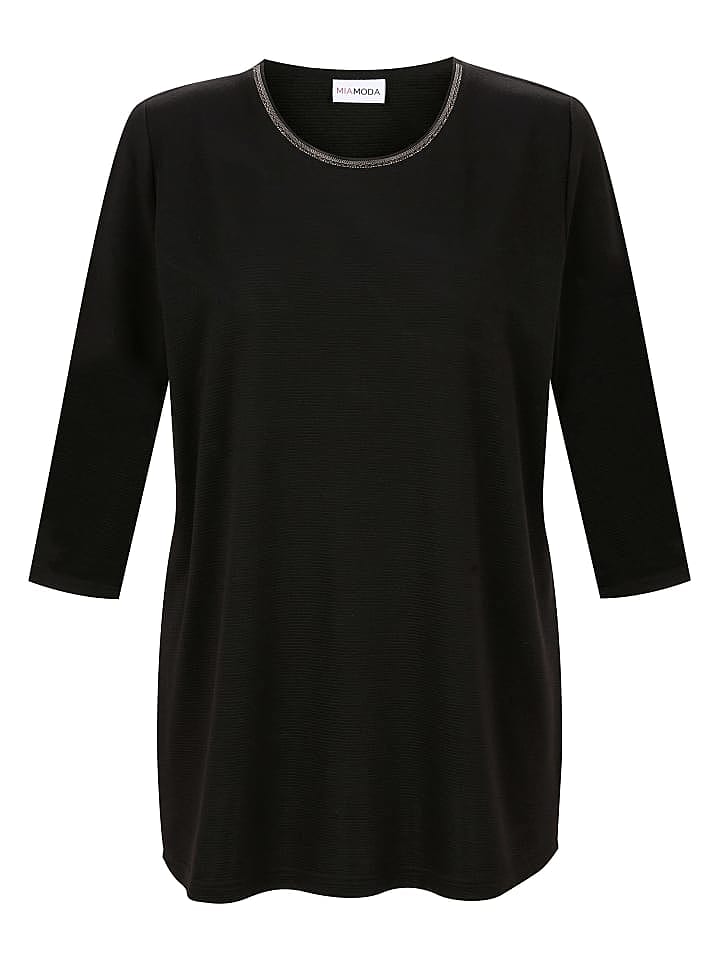 MIAMODA Shirt in Schwarz günstig kaufen 48