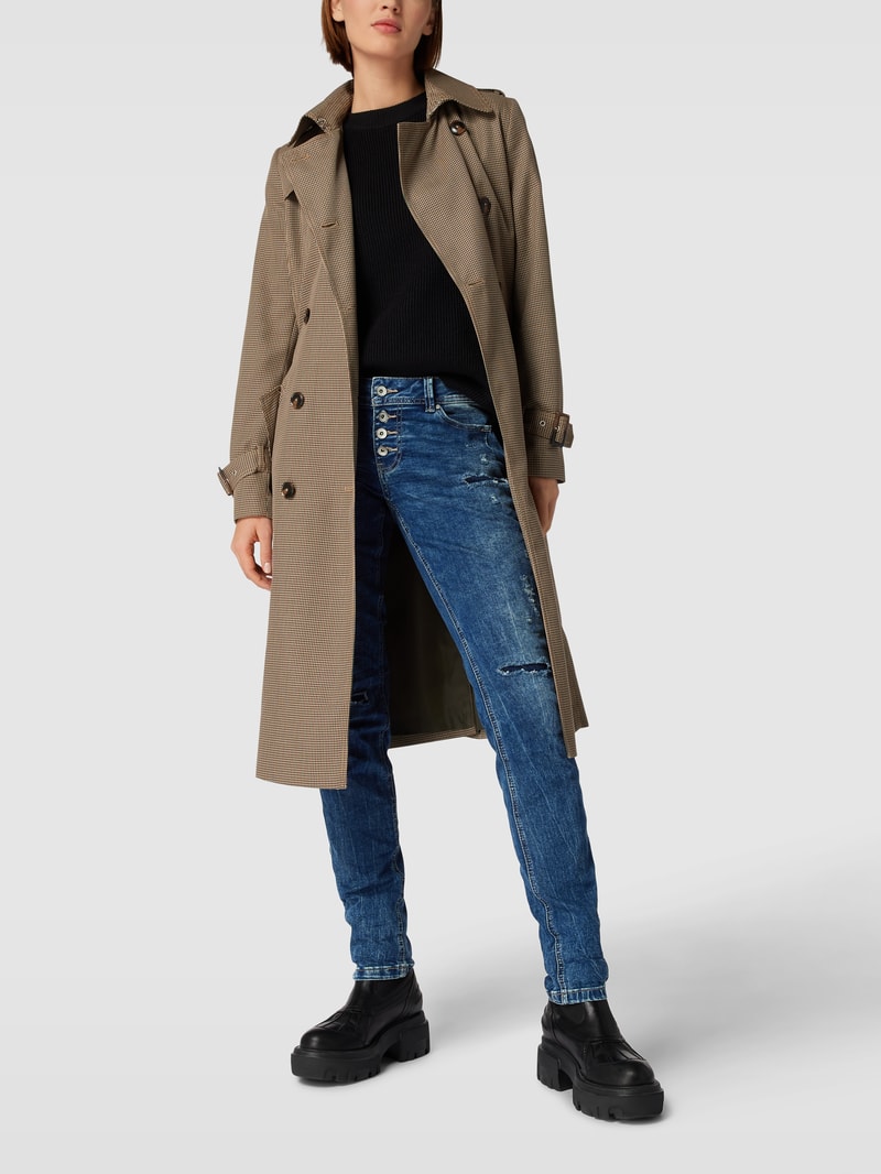 Jeans mit Knopfleiste Modell 'MALIBU' in blau