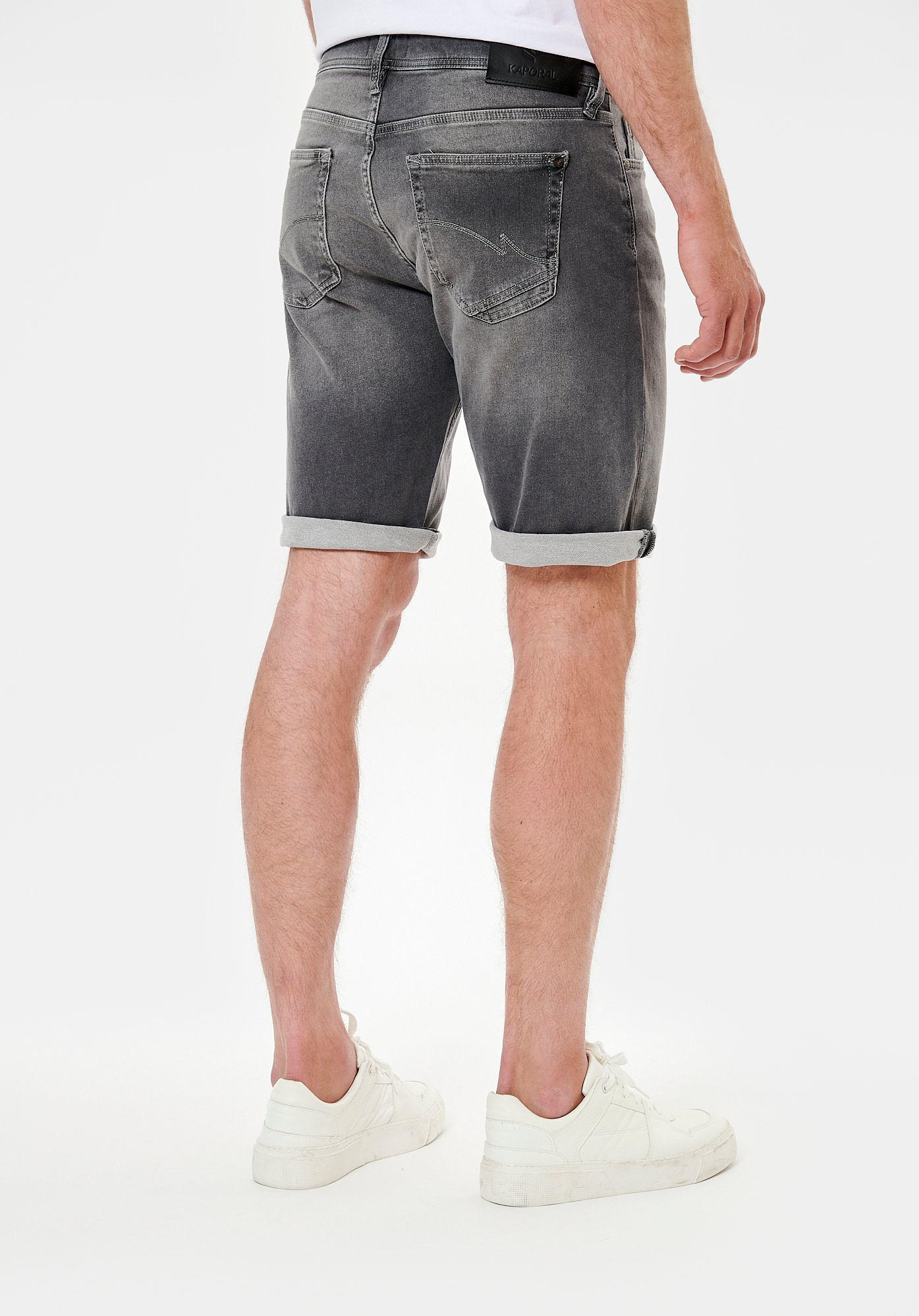 ELIX   Short gris straight homme