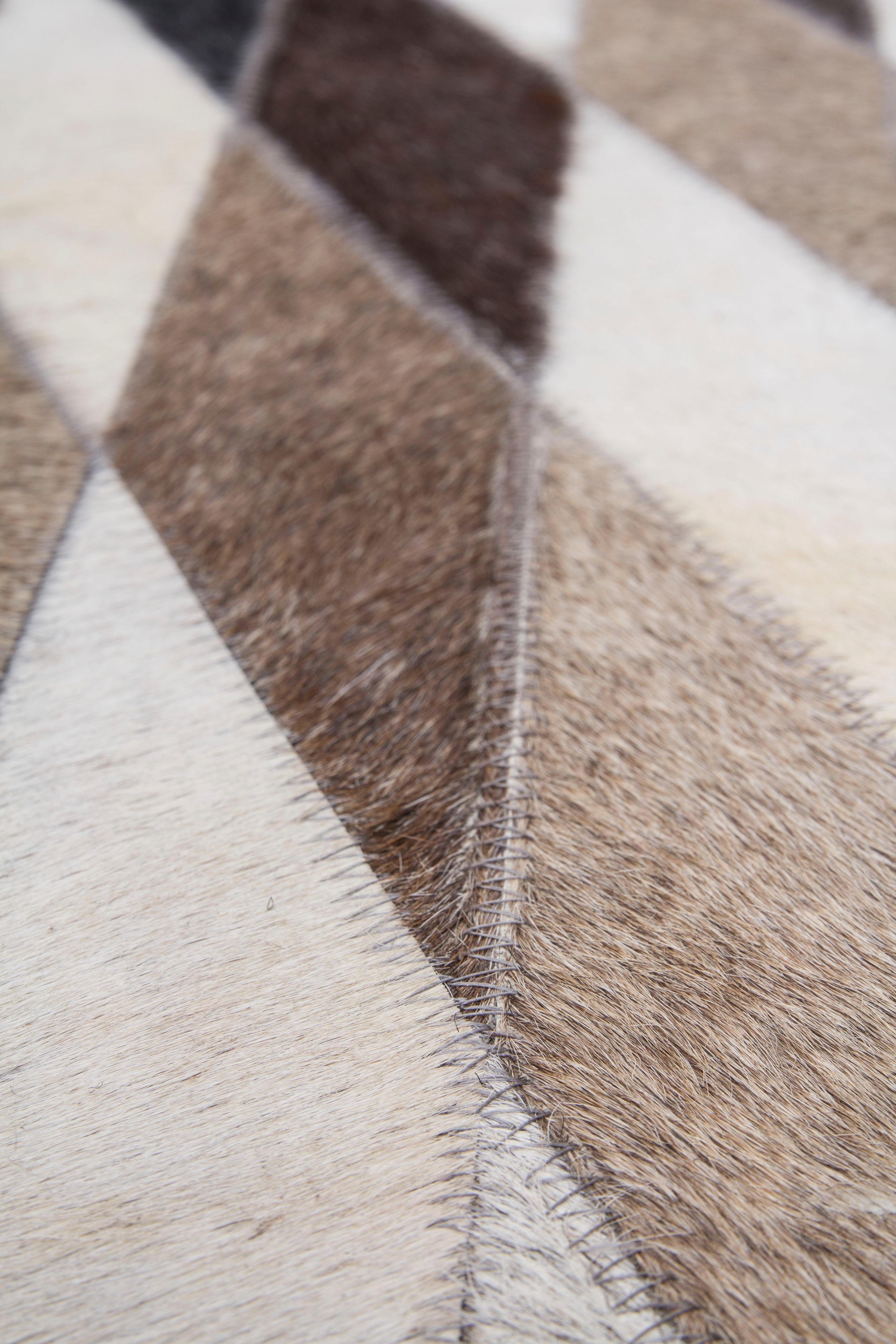 Fellteppich Dakota 900, calo-deluxe, rechteckig, Höhe: 8 mm, echtes Rinderfell, Wohnzimmer