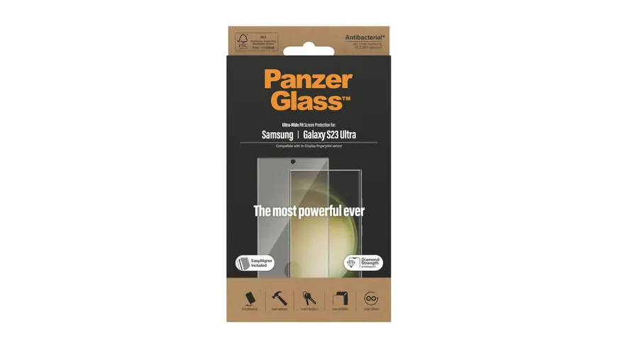PanzerGlass SP Galaxy S23 Ultra UWF FP AB m. Applikator