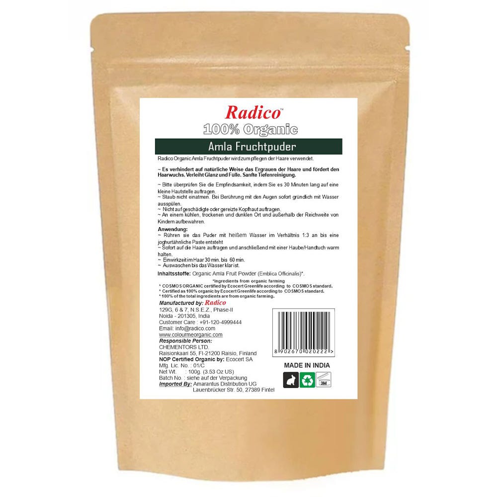 Radico Kräuterpflegepackung Amla 100 g