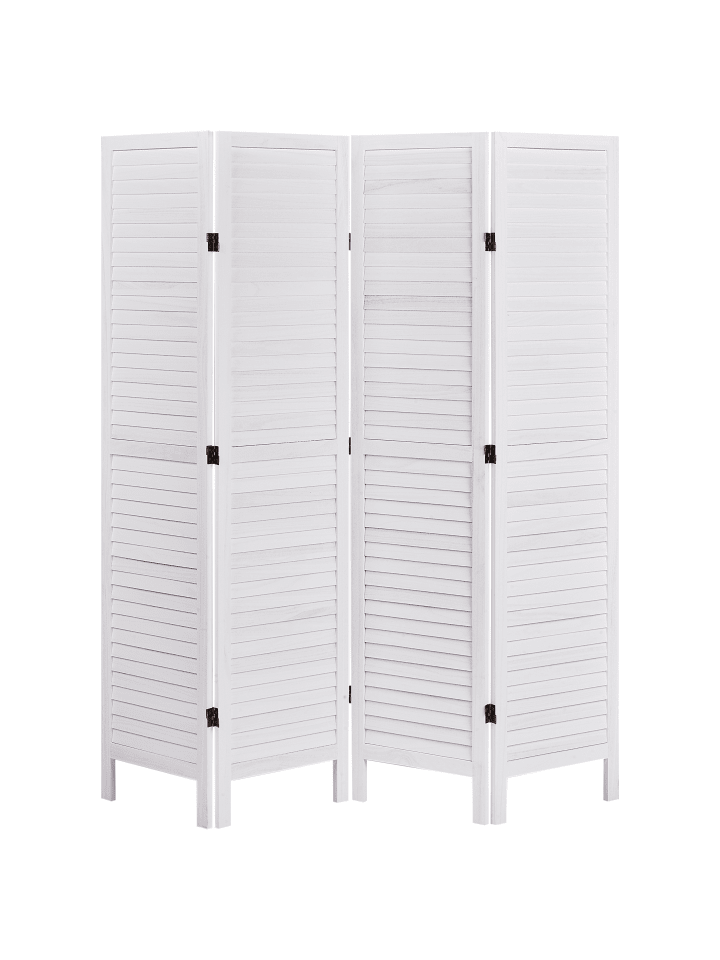 Beliani Paravent AVENES in Weiß - (W) 163 x (H) 170 x (L) 2 cm günstig kaufen onesize