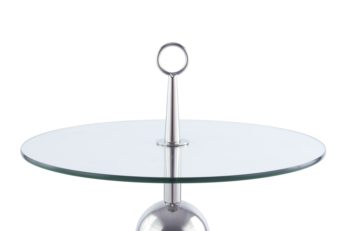 Kayoom Beistelltisch Ontario 325 Silber / Klar