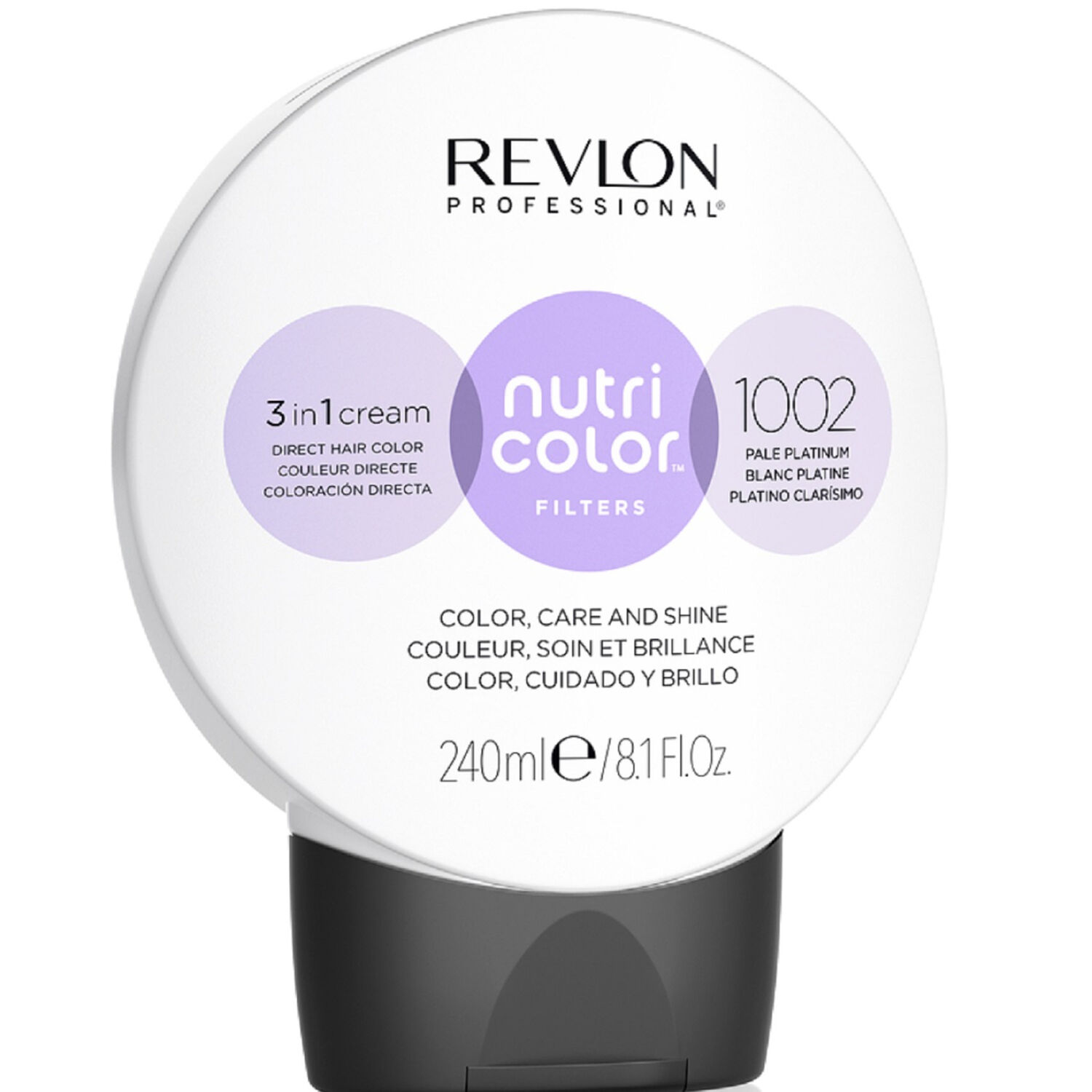 revlon professional Soin Repigmentant 1002 Blanc Platine NUTRICOLOR - Cheveux Colorés - 240 ml