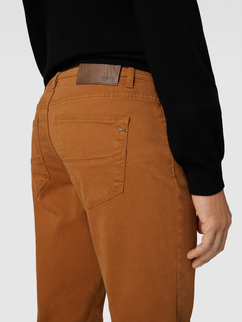 Hose im 5-Pocket-Design Modell 'Cadiz' in cognac