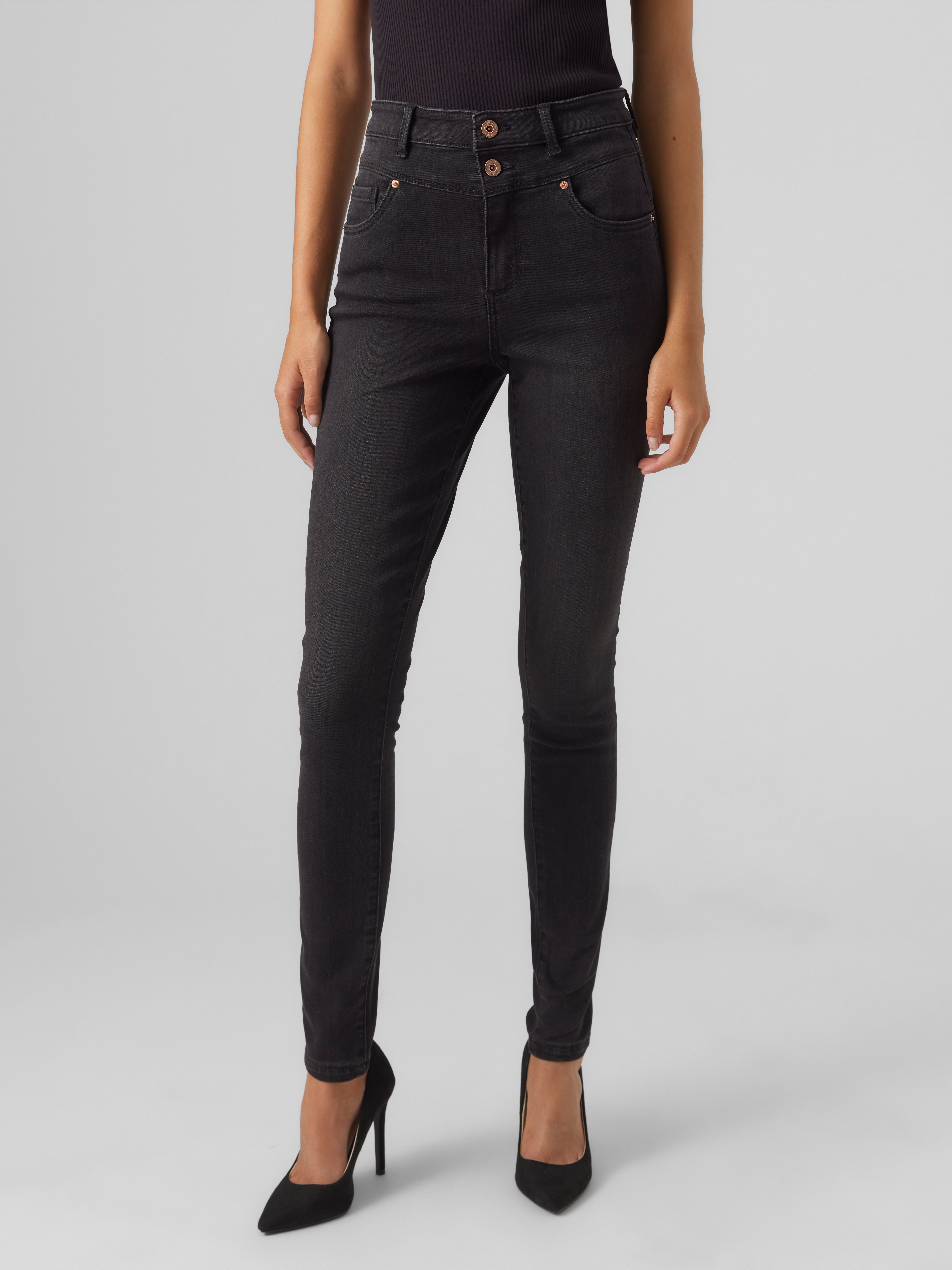 VMSOPHIA Hohe Taille Skinny Fit Jeans