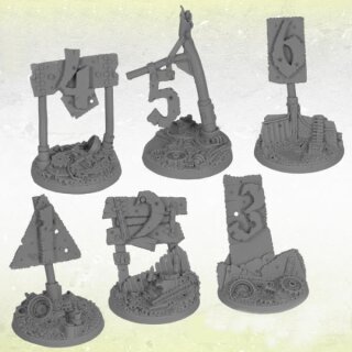 Junk City Objective Markers (6)