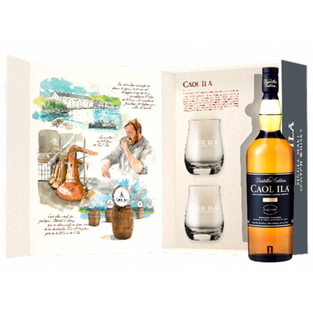 CAOL ILA DISTILLERS EDITION - EN COFFRET 2 VERRES