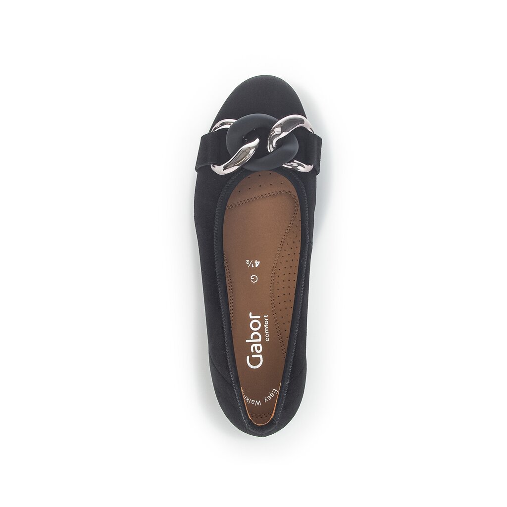 Gabor comfort Sportliche Ballerina schwarz