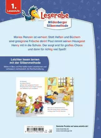 Leserabe - Sonderausgaben: Schulgeschichten - Silbe für Silbe lesen lernen