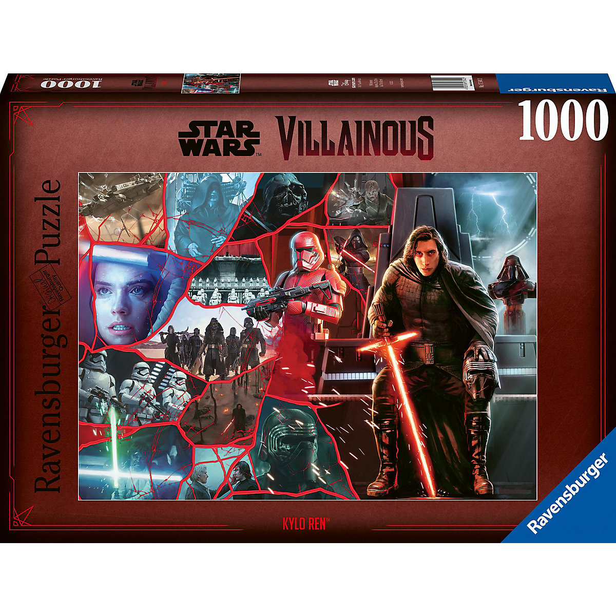 Puzzle Star Wars Villainous: Kylo Ren, 1000 Teile