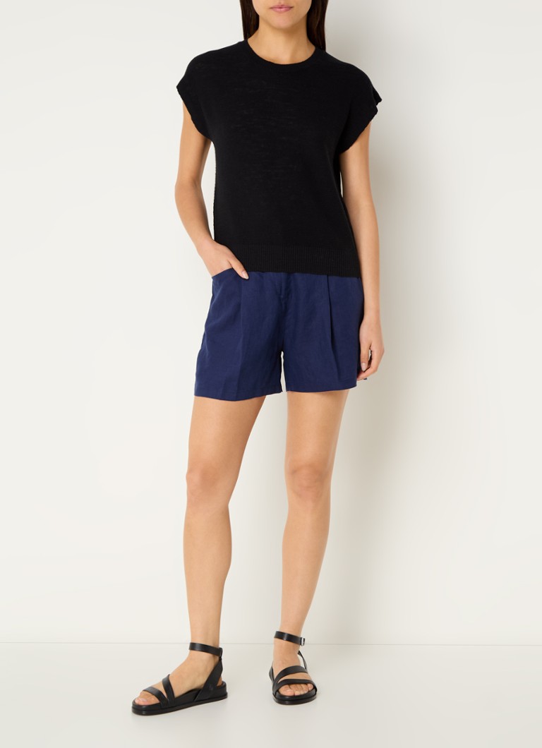 Maglia Benetton a maglia fine in misto lino
