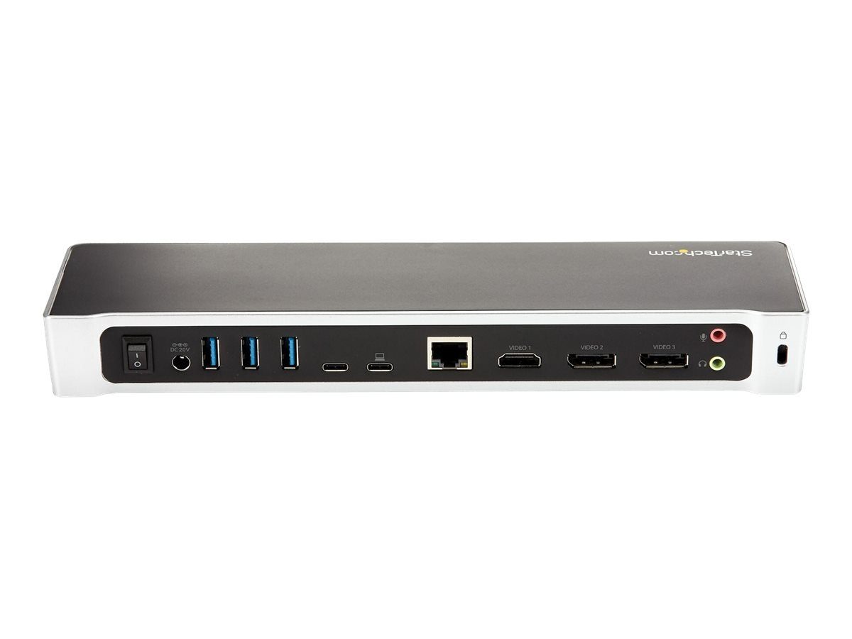 Startech.com Laptop-Dockingstation STARTECH.COM Triple-4K Monitor USB-C Docking Station for Laptops