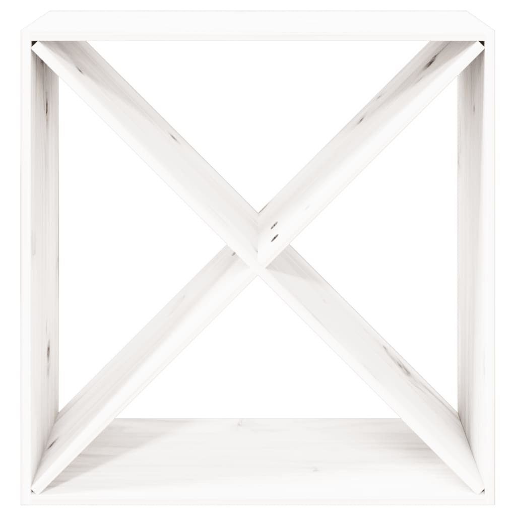 Tapferer Ping Weinregal Weinregal 62x25x62 cm Massivholz Kiefer, 1-tlg.