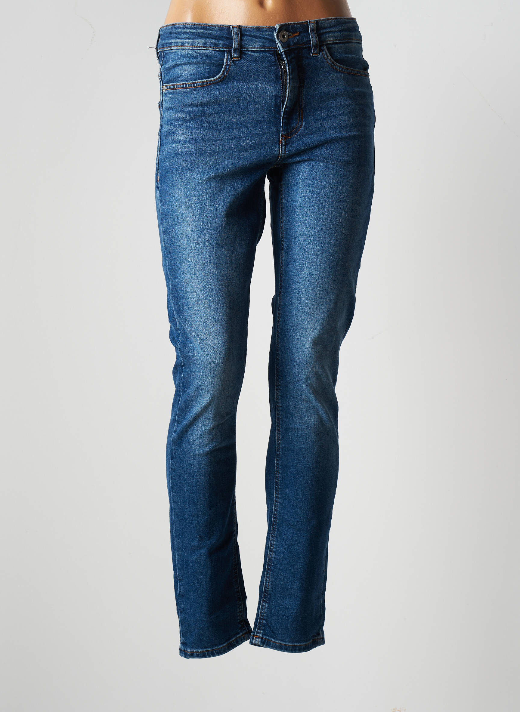Ichi Jeans Coupe Slim Femme couleur bleu