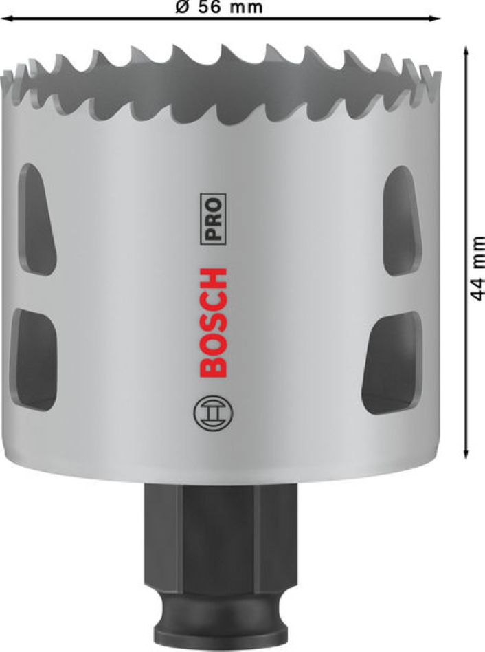 Carotă Bosch Blue Accessories 2608594391 PRO Multi Material PC Plus 56 mm