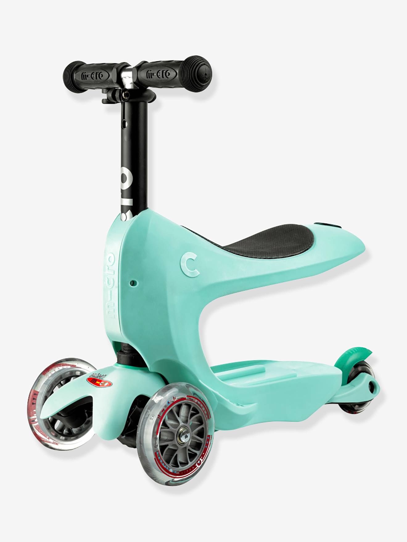 Trottinette évolutive Mini 2Go Deluxe MICRO rouge