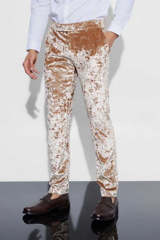 Skinny Samt-Hose