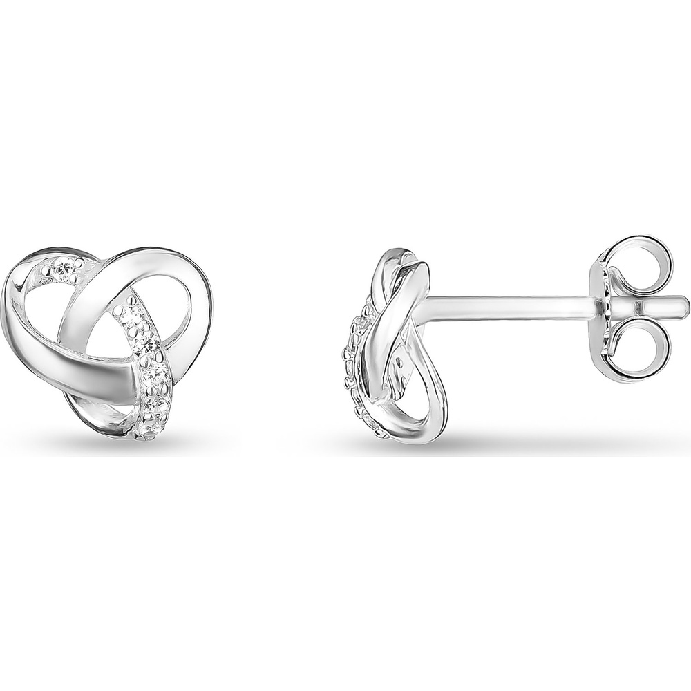 FAVS Boucles d'oreilles à fermoir à poussette 925 Argent Boucles d'oreilles