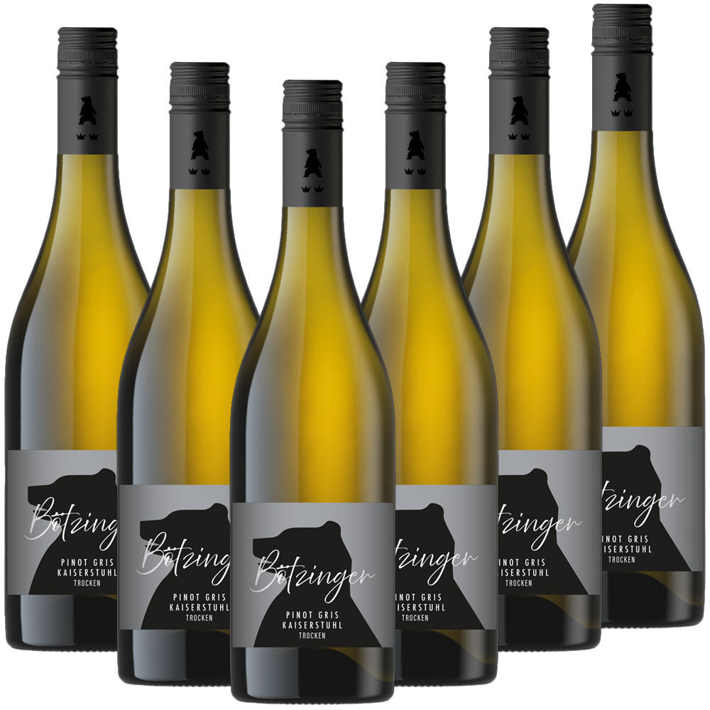 Winzergenossenschaft Bötzingen Der Bötzinger - Pinot Gris Qualitätswein trocken - 6er Karton