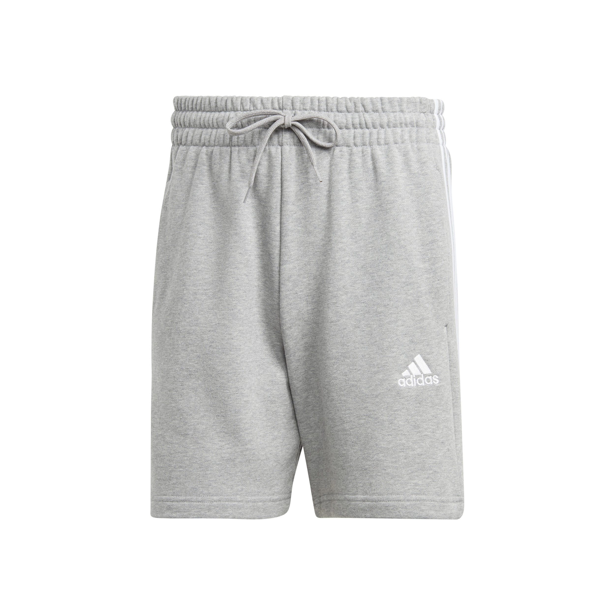 3 Stripes French Terry Shorts Herren - Hellgrau, Weiß