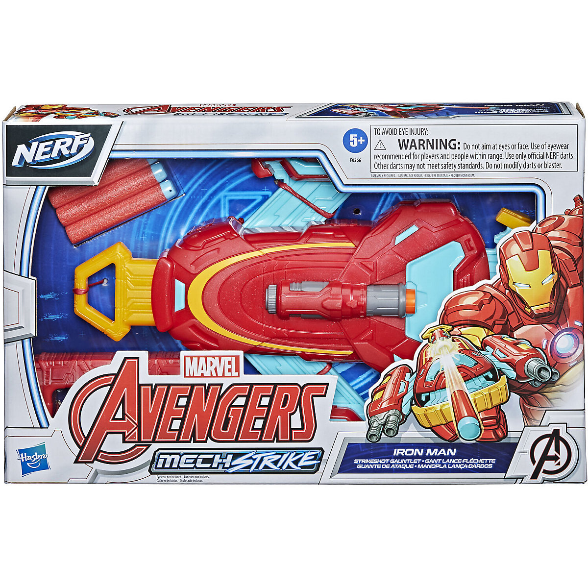 Hasbro Marvel Avengers Mech Strike Iron Man Strikeshot Handschuh