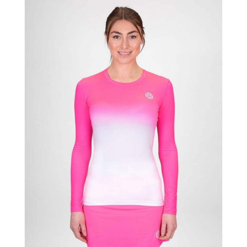 BIDI BADU Crew Gradiant Longsleeve Tennisshirt Damen