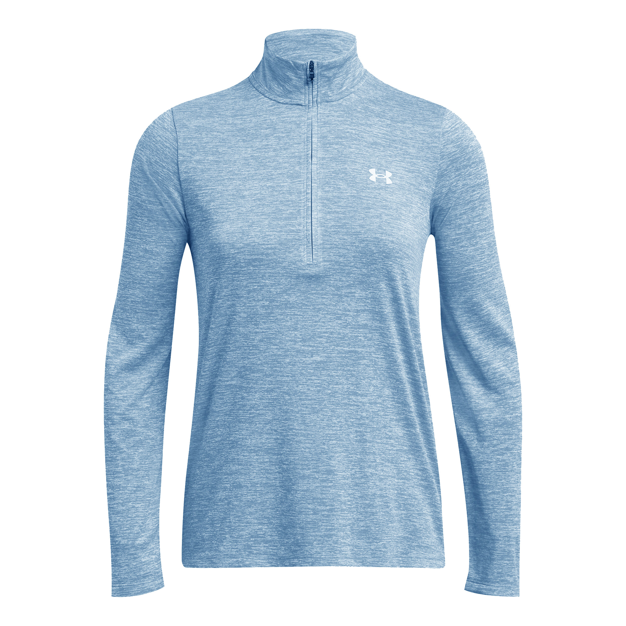 Tech 1/2 Zip- Twist T-Shirt Damen - Blau