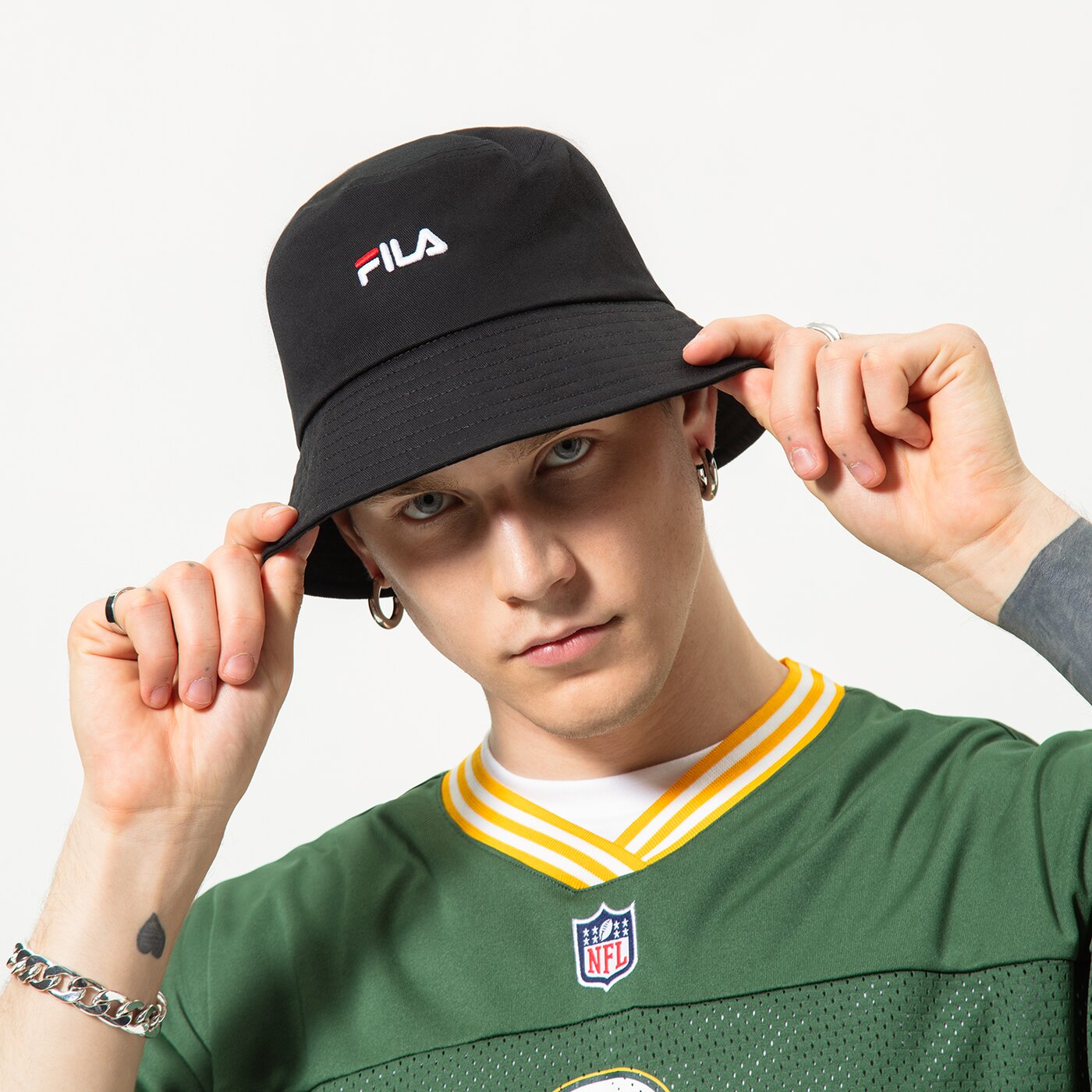 FILA MÜTZE BUCKET CAP Schwarz