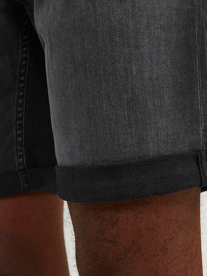 Jack & Jones Jeans-Shorts in Anthrazit günstig kaufen
