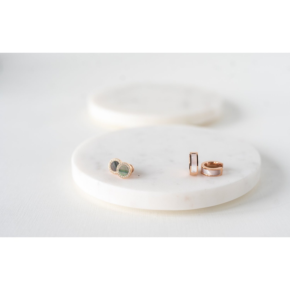 FAVS Créoles Acier inoxydable Boucles d'oreilles