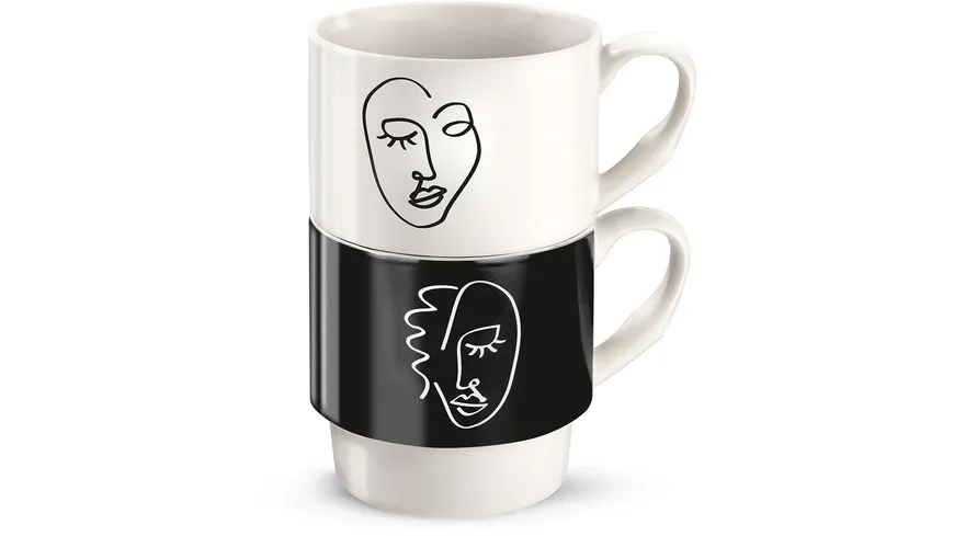 GILDE MODERN2 Stapeltasse Visione 2-tlg.