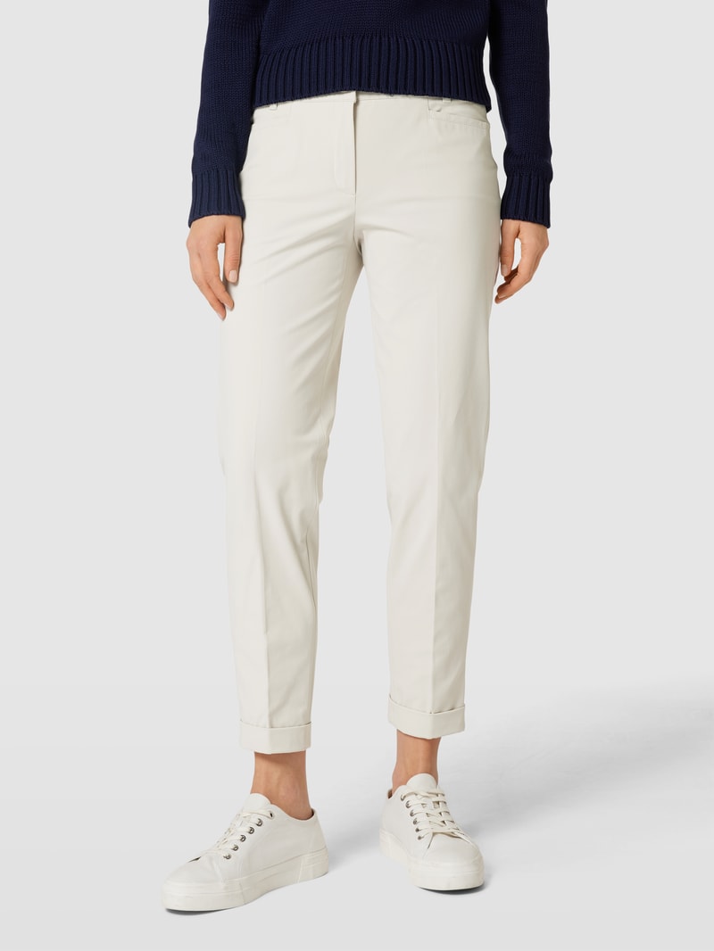 Stoffhose mit Stretch-Anteil Modell 'Ute' in beige