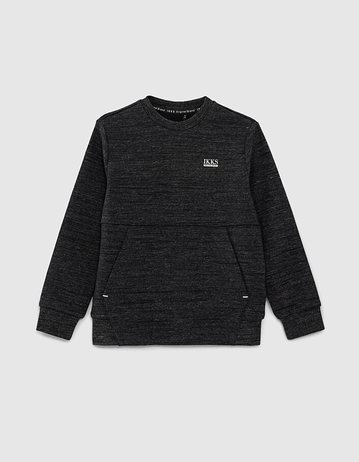Sweat navy Essentiel molleton bio